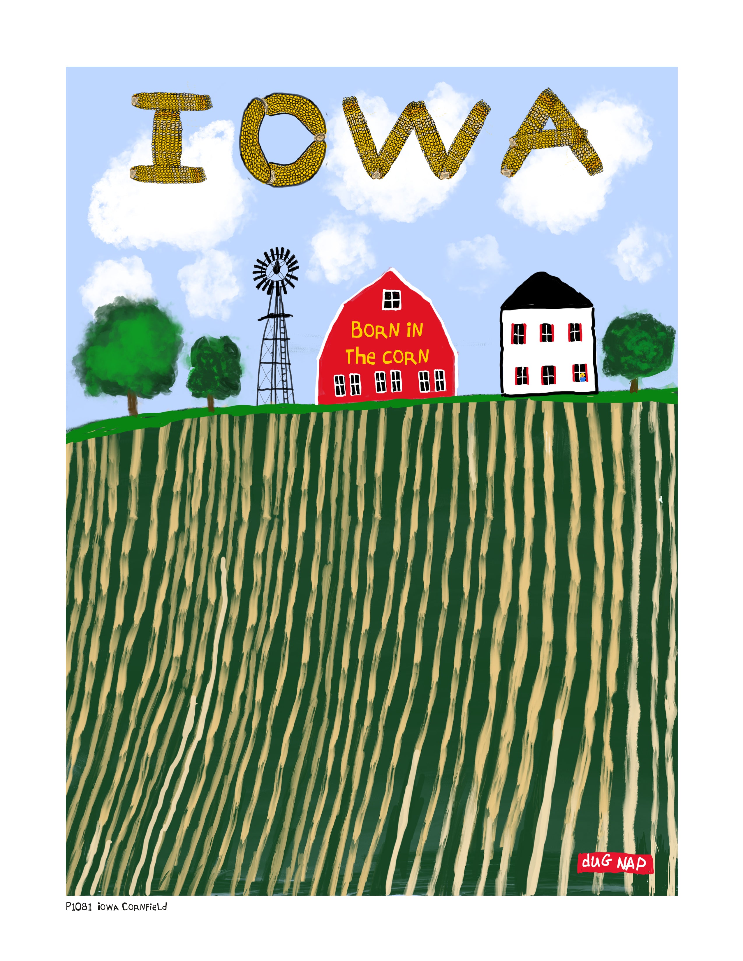 p1081 Iowa Cornfield