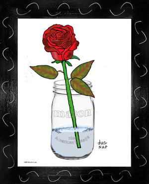 p1457 Rose In A Jar