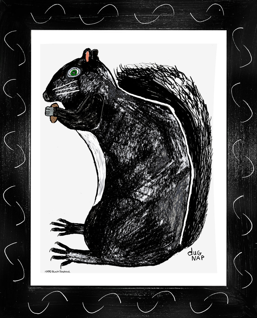 p1470 Black Squirrel