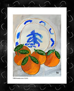 Oranges and a Plate