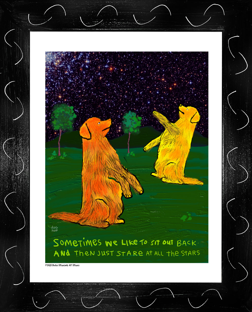 p1423 Dogs Staring At Stars