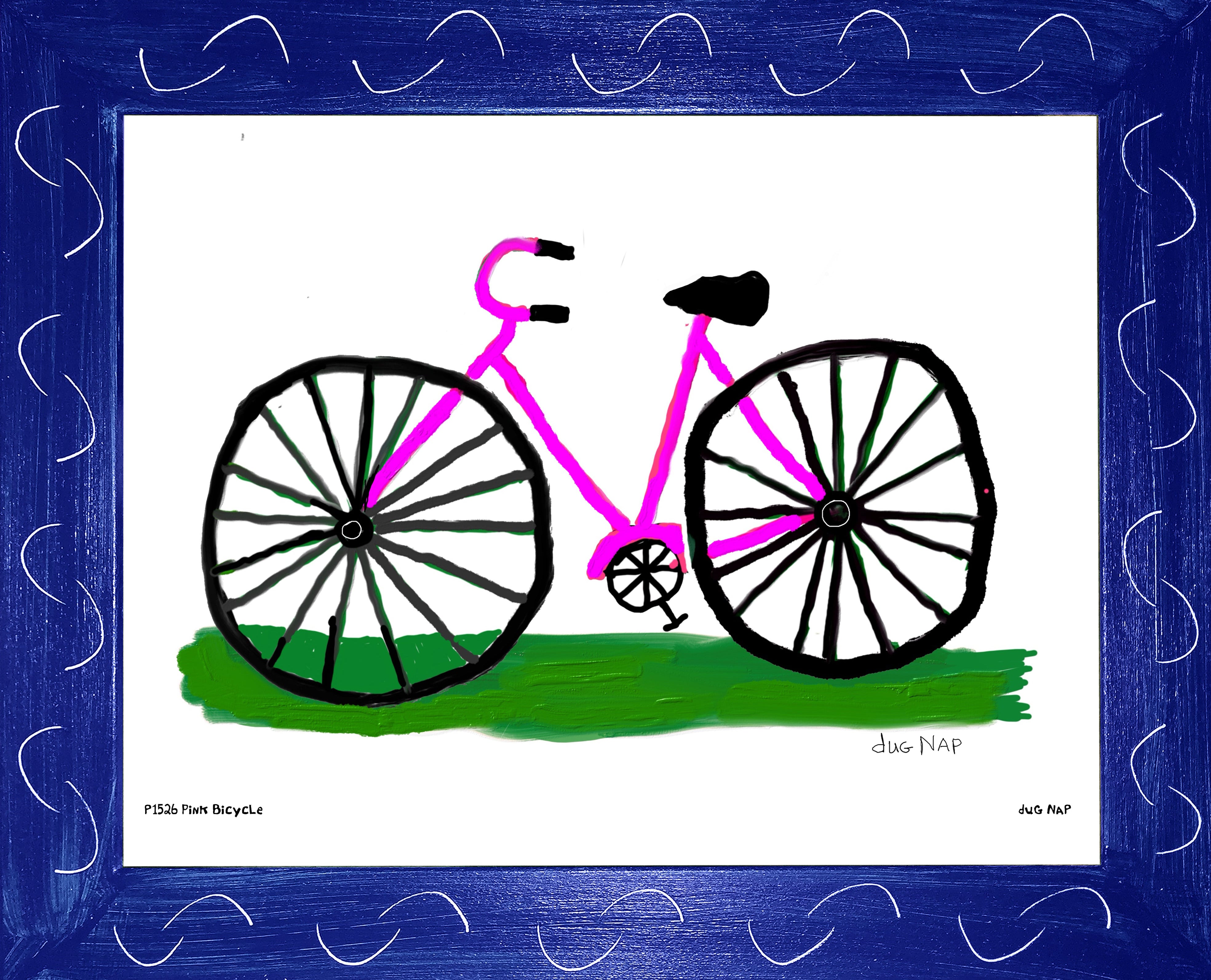 p1526 Pink Bicycle
