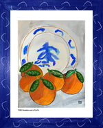 Oranges and a Plate