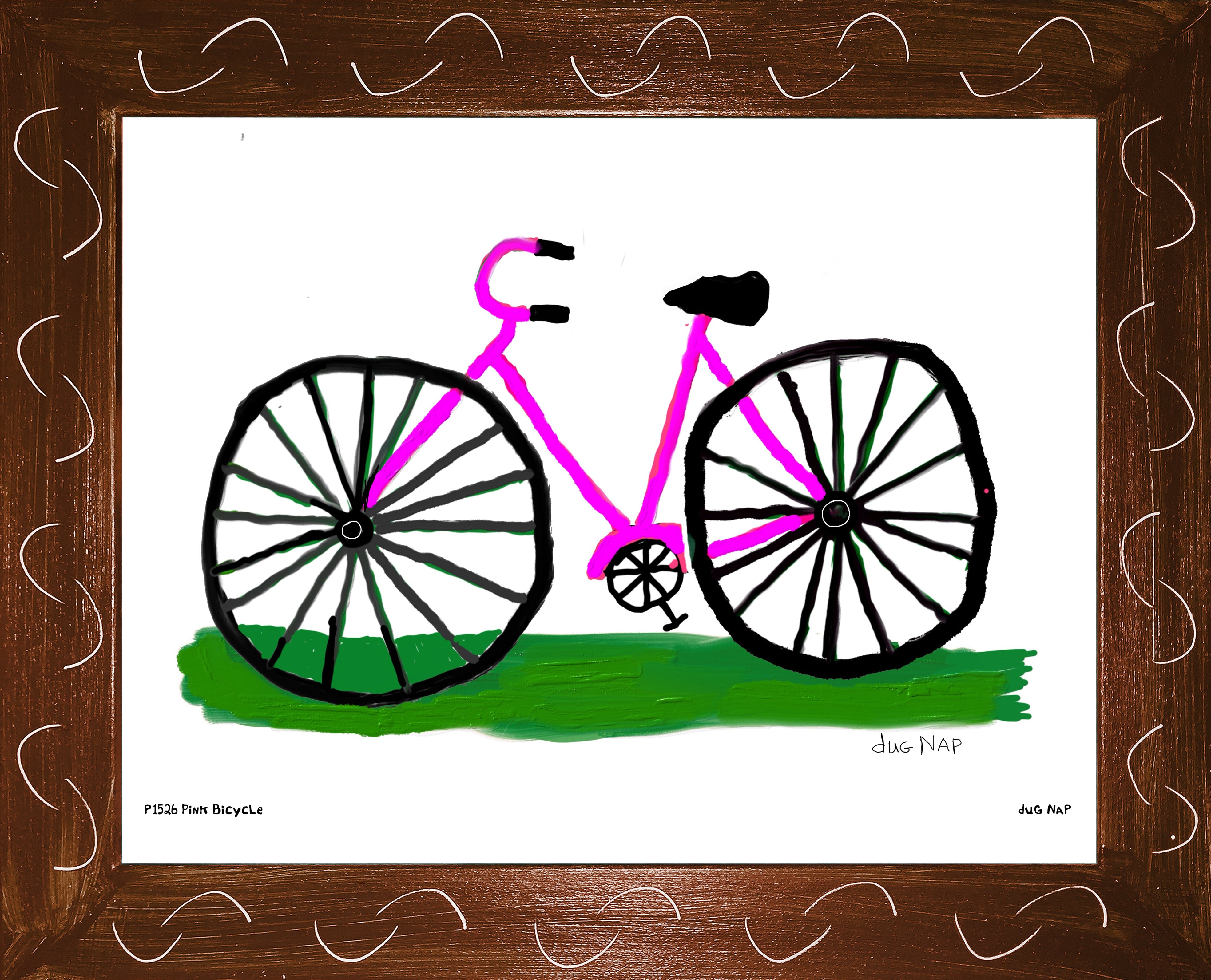 p1526 Pink Bicycle