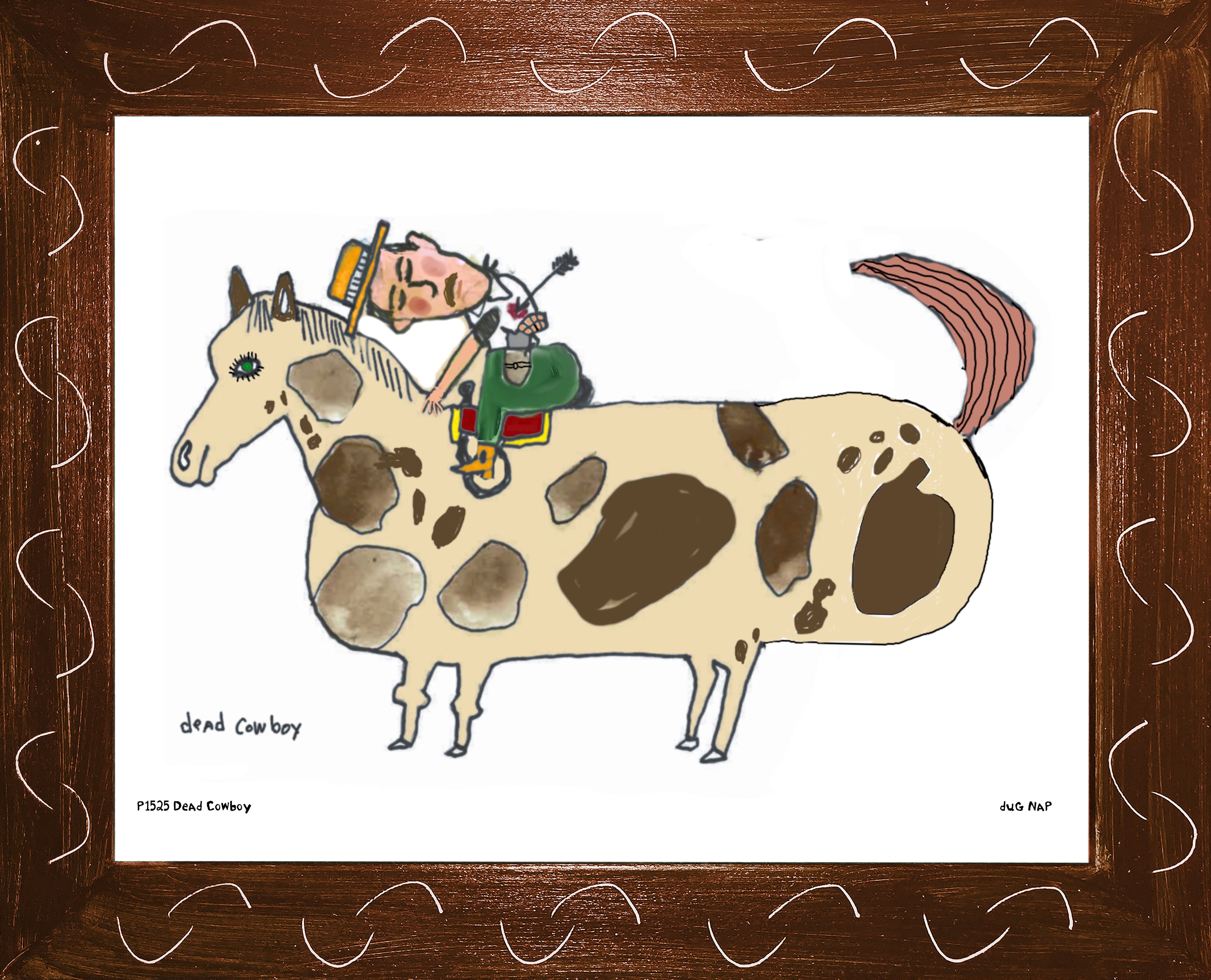 p1524 Dead Cowboy
