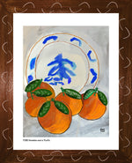 Oranges and a Plate