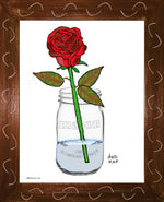 p1457 Rose In A Jar