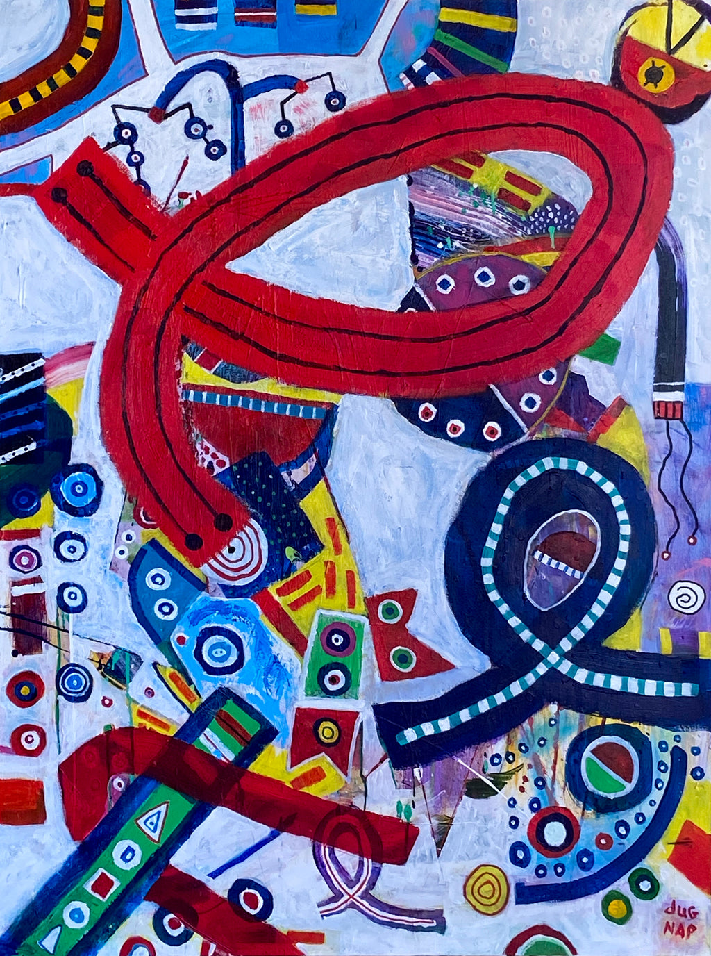 Big Block 2 36"x48" Acrylic on Canvas