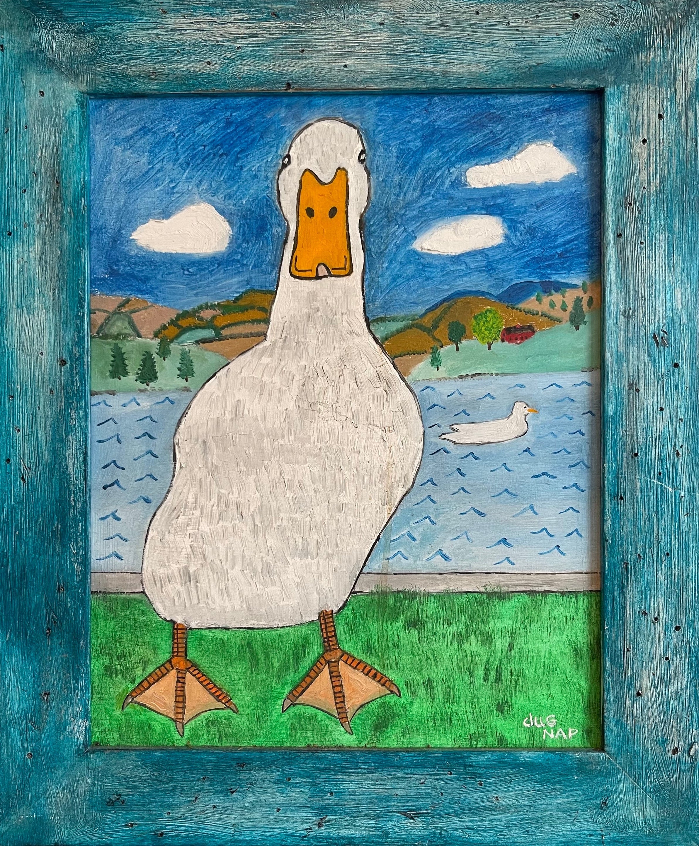 Goose 15"x18" Oil on Board