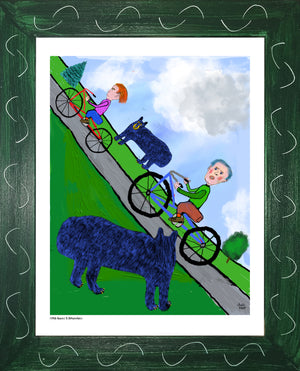 p1416 Bears & Bike Riders