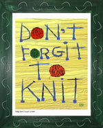 p1582 Don't Forget to Knit