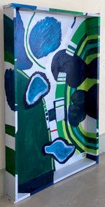 Green Junction 32"x49.5" Acrylic on a Drawer