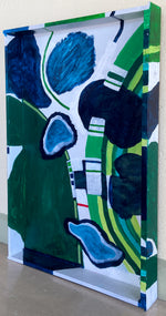 Green Junction 32"x49.5" Acrylic on a Drawer