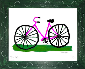 p1526 Pink Bicycle