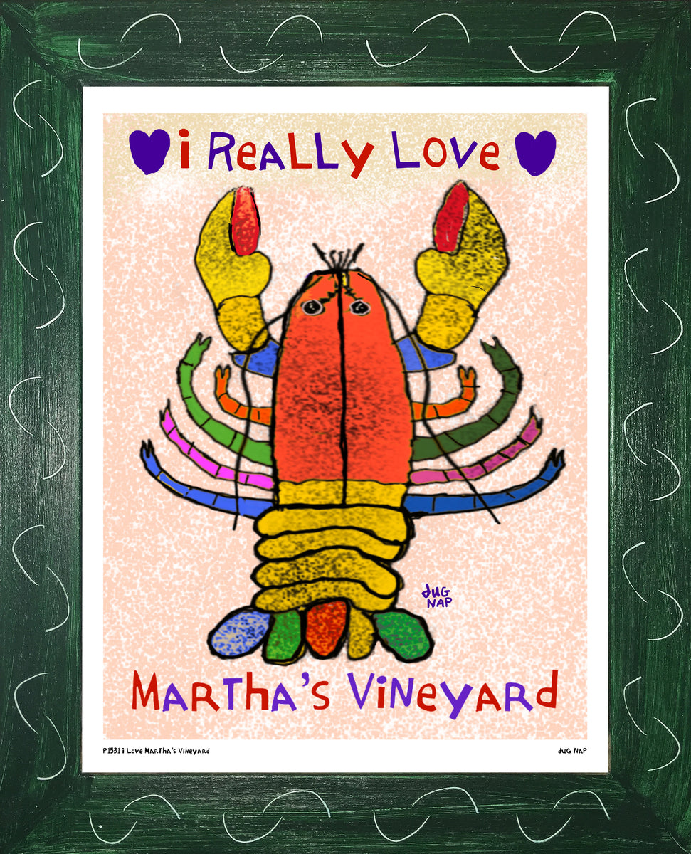 p1531 I Love Martha's Vineyard – dug Nap Art