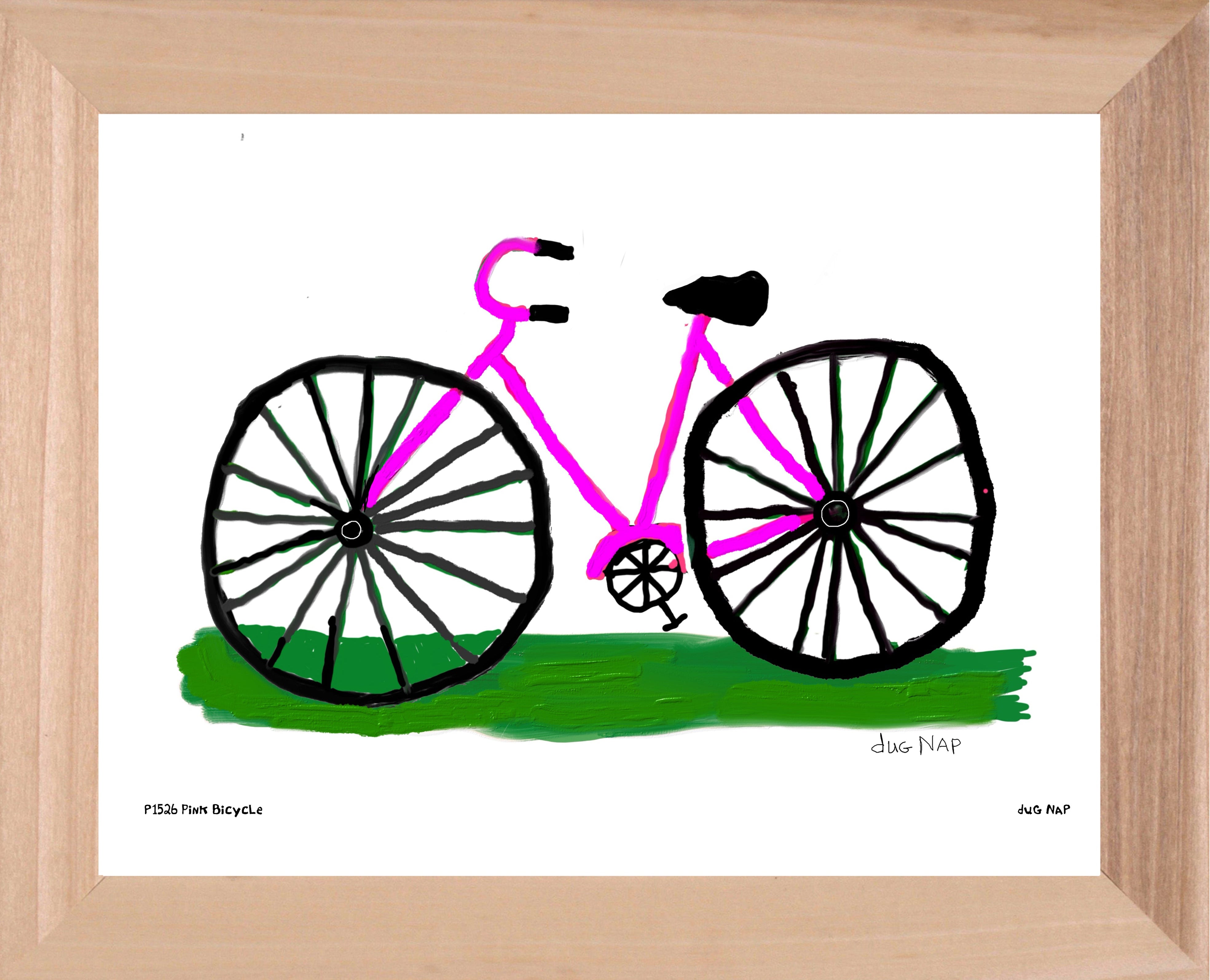p1526 Pink Bicycle