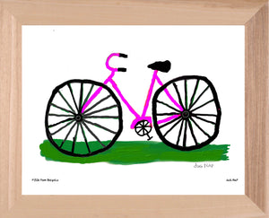p1526 Pink Bicycle