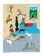 p1441 The Cat Lady (Vertical)