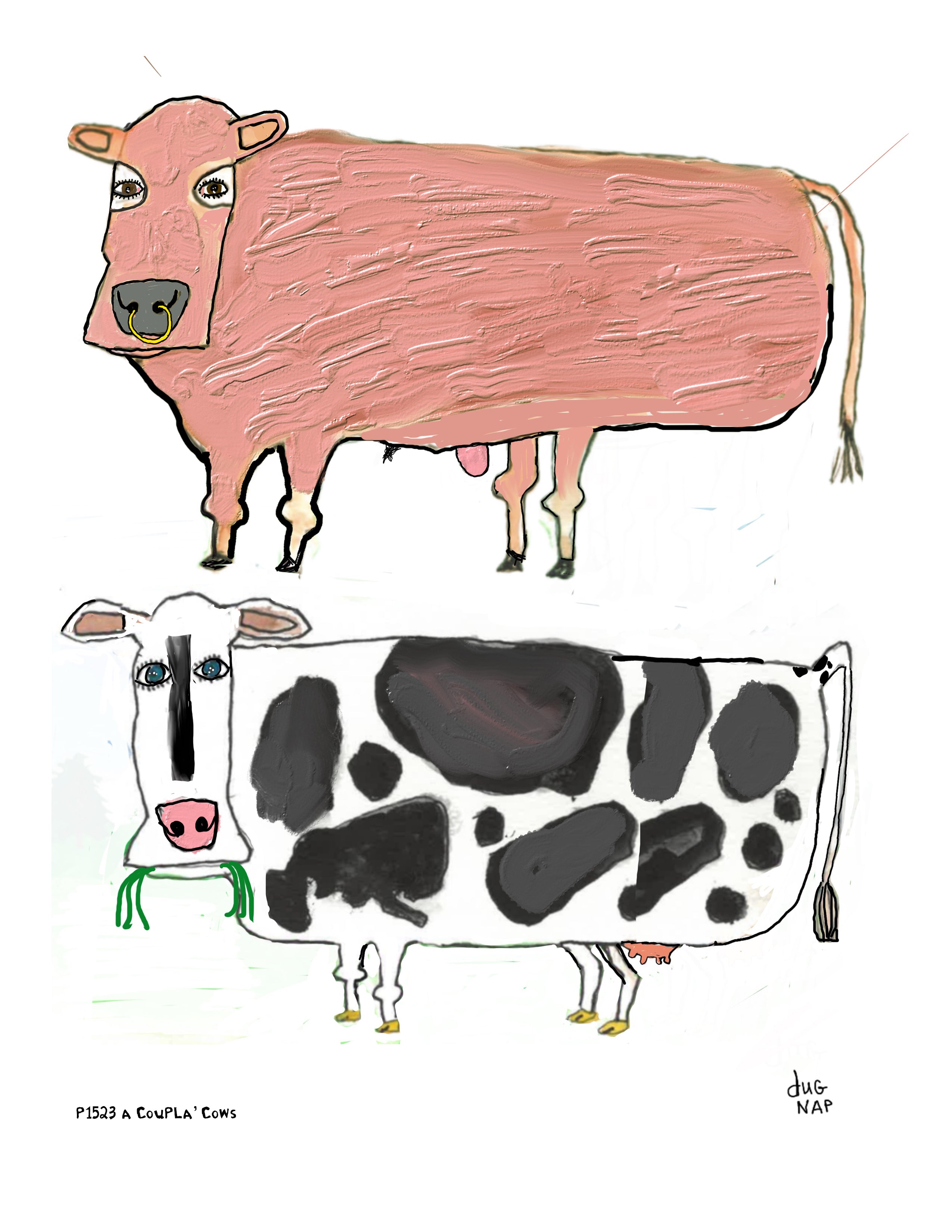 p1523 A Coupla' Cows