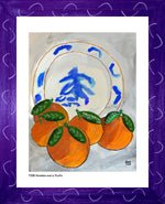Oranges and a Plate