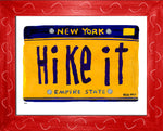 p982 NY Hike It Plate