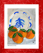 Oranges and a Plate