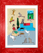 p1441 The Cat Lady (Vertical)