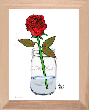 p1457 Rose In A Jar