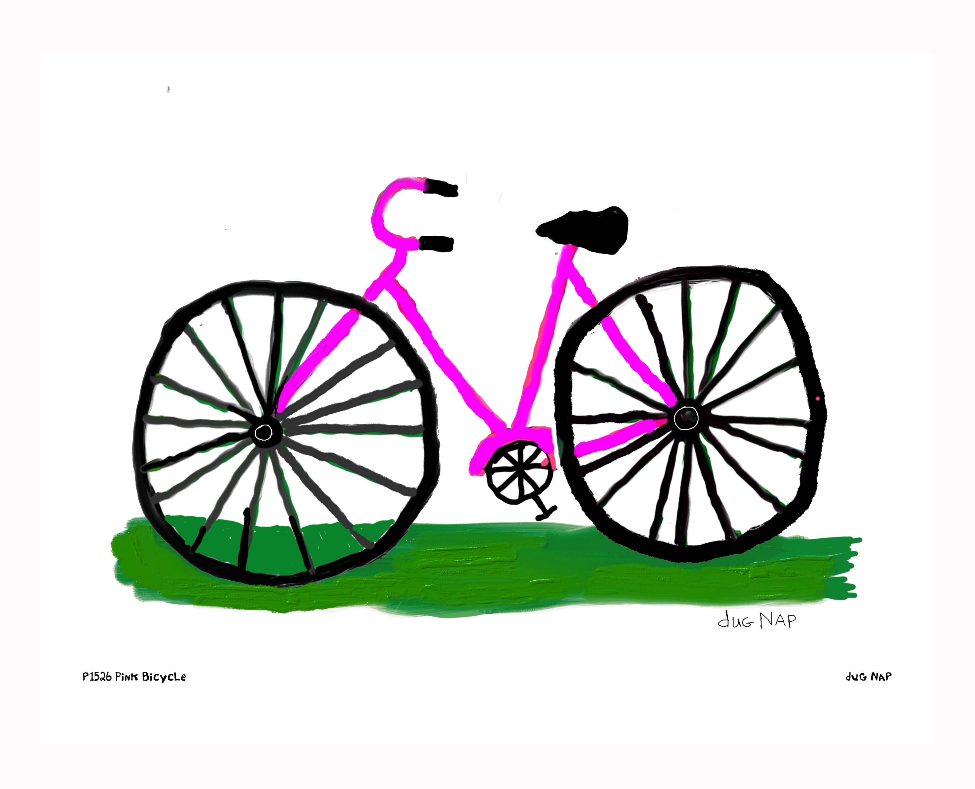 p1526 Pink Bicycle