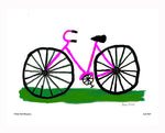 p1526 Pink Bicycle