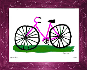p1526 Pink Bicycle