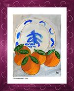 Oranges and a Plate