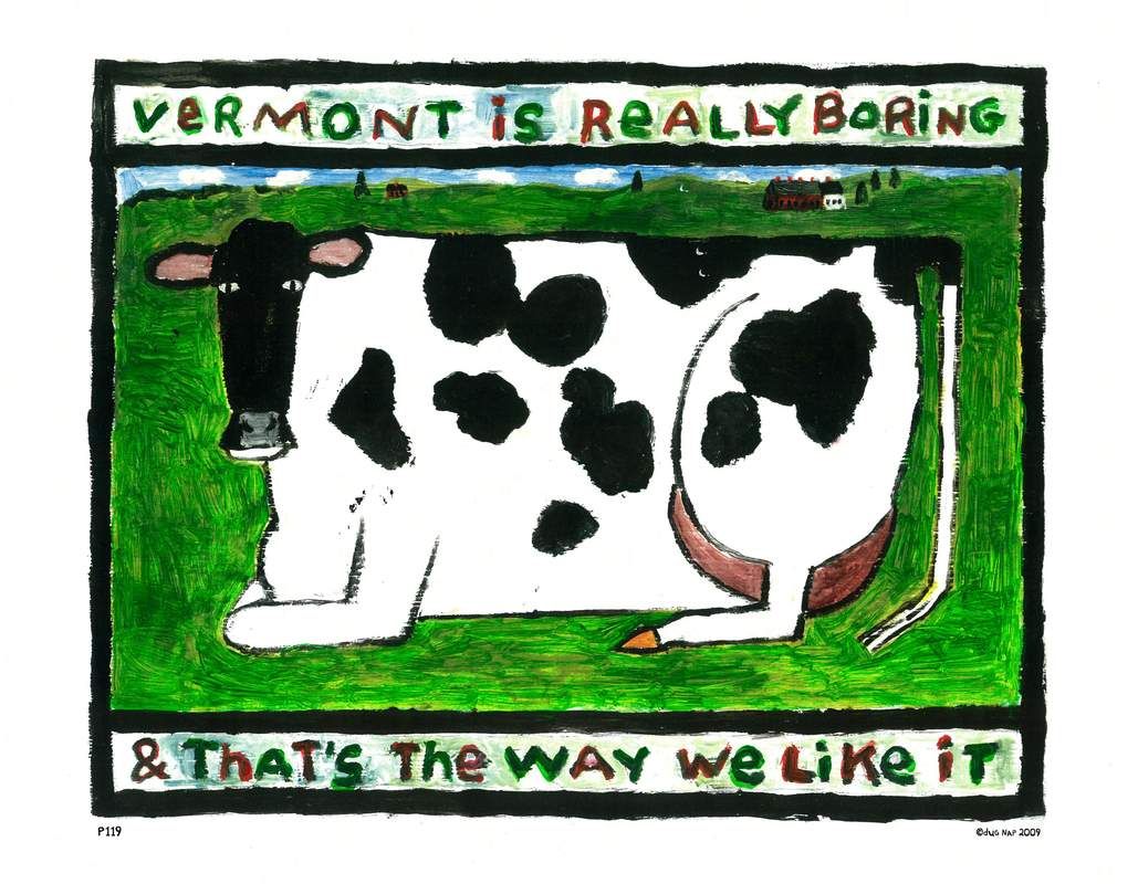 P119 - Vt Boring Cow - dug Nap Art