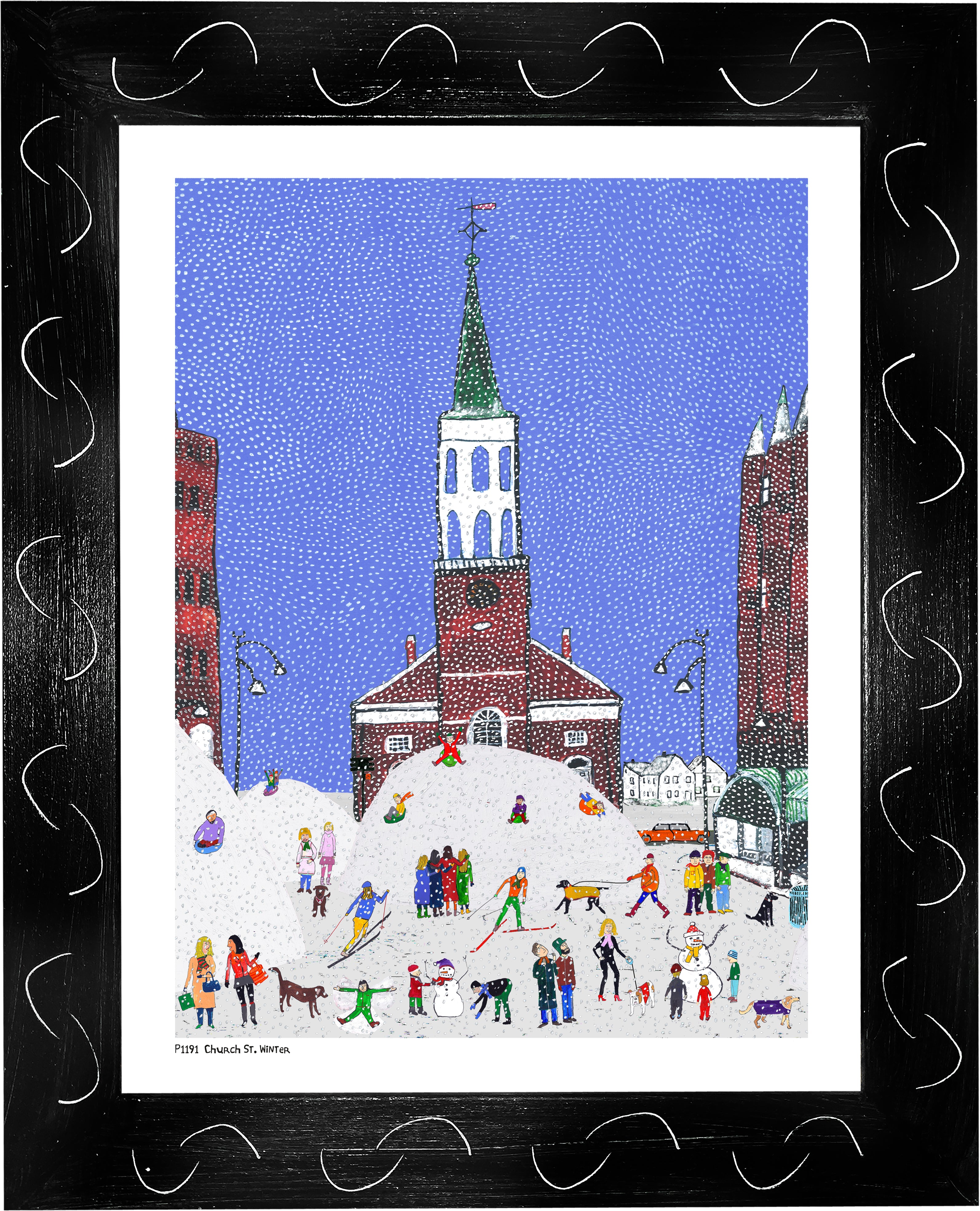 P1191 - Church St. Winter (Portrait)