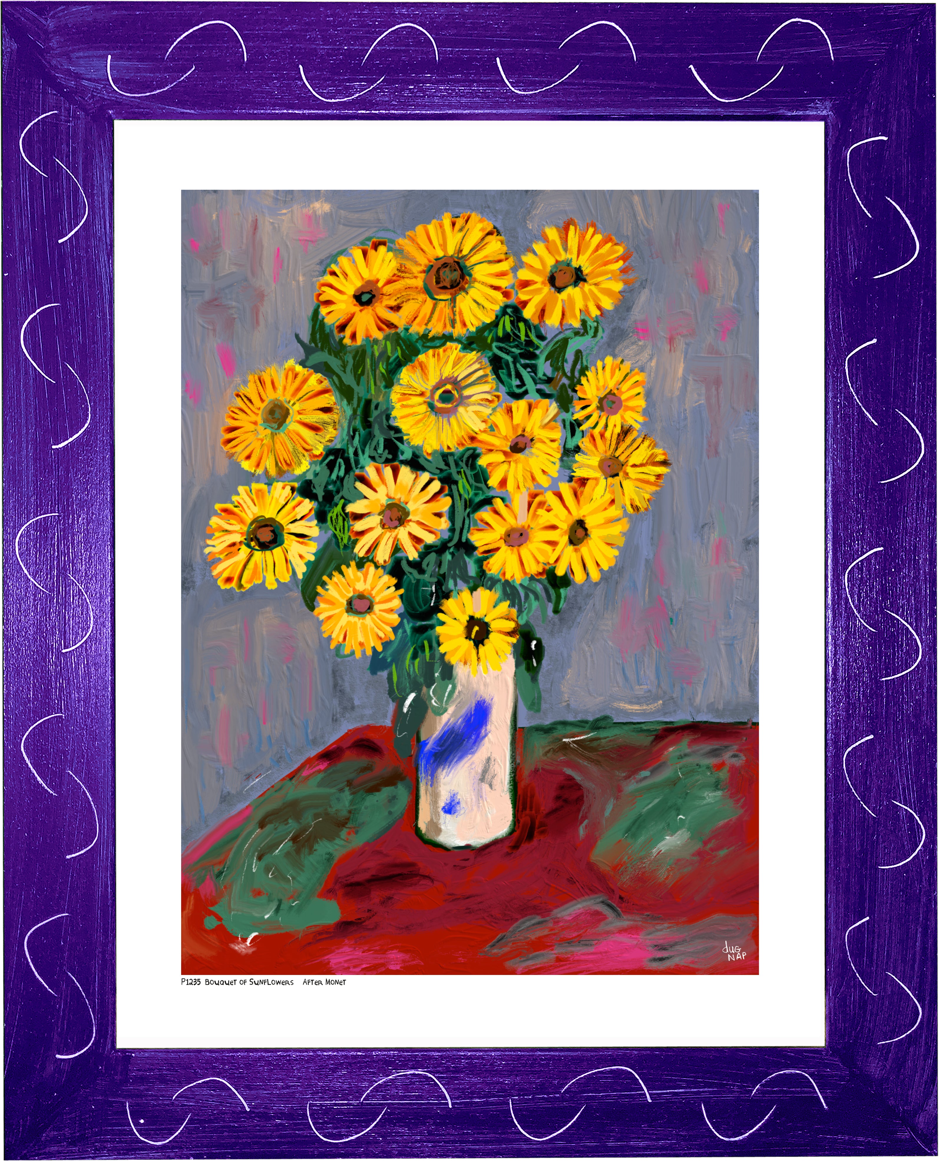 p1235 Bouquet of Sunflowers