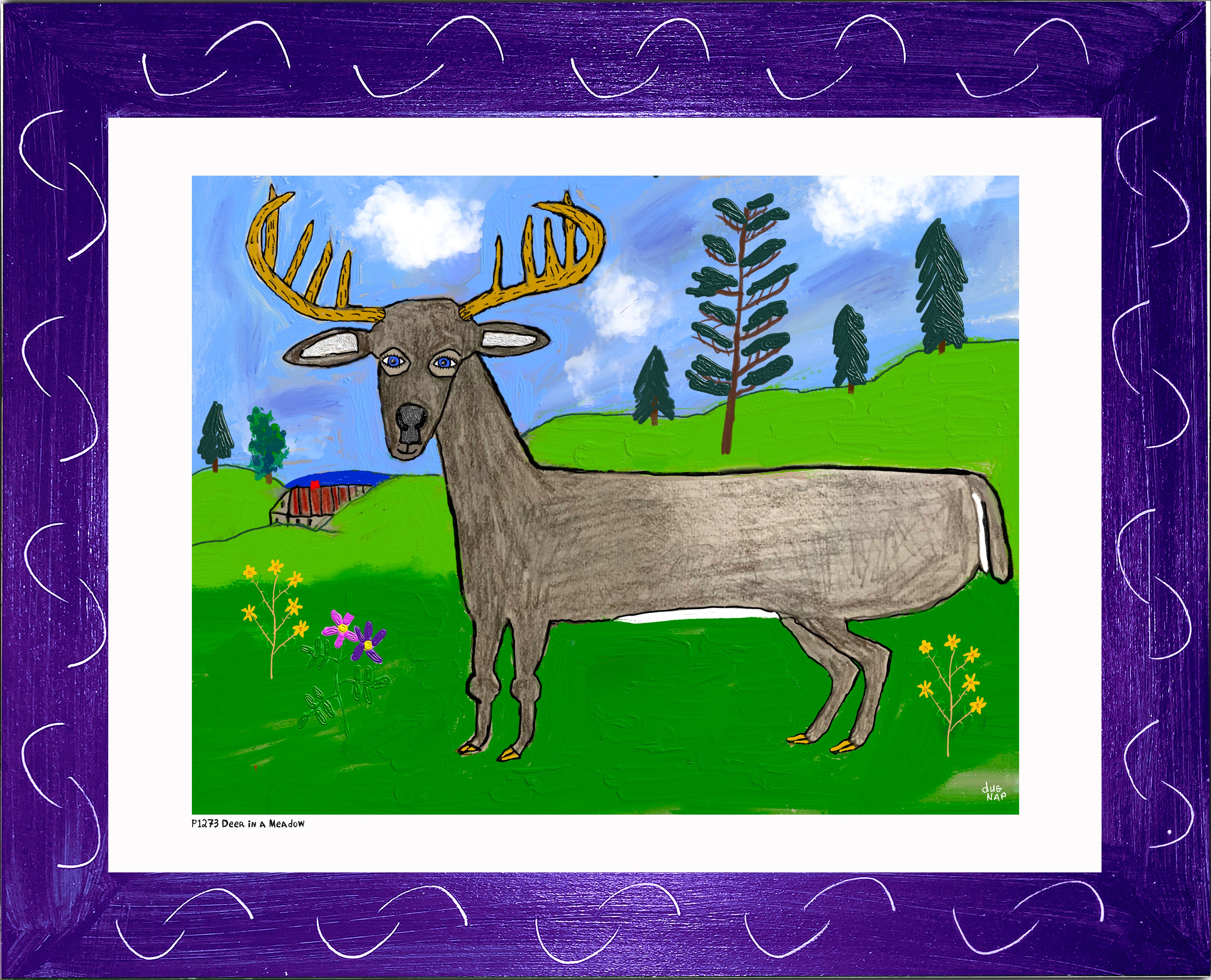 P1273 Deer in a Meadow