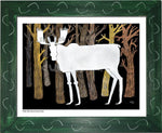 P1028 - White Moose - dug Nap Art