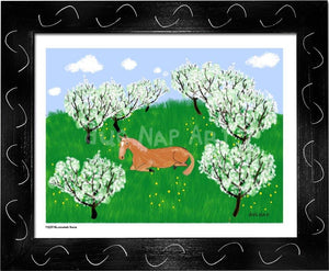 P1037 - Blossoming Horse - dug Nap Art