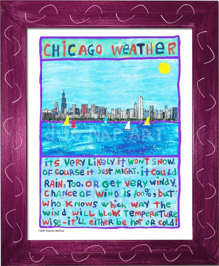 P1038 - Chicago Weather - dug Nap Art