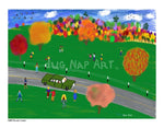 P1054 - The Leaf Lovers - dug Nap Art