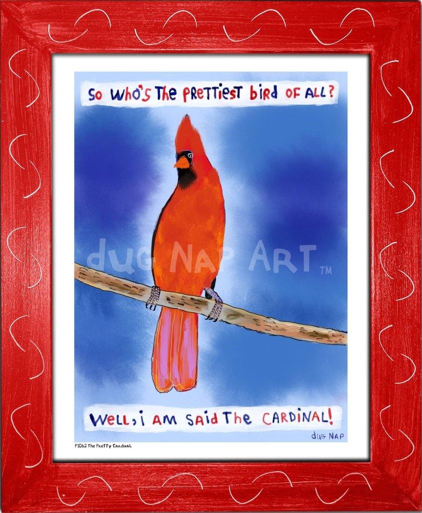 P1062 - Cardinal - dug Nap Art
