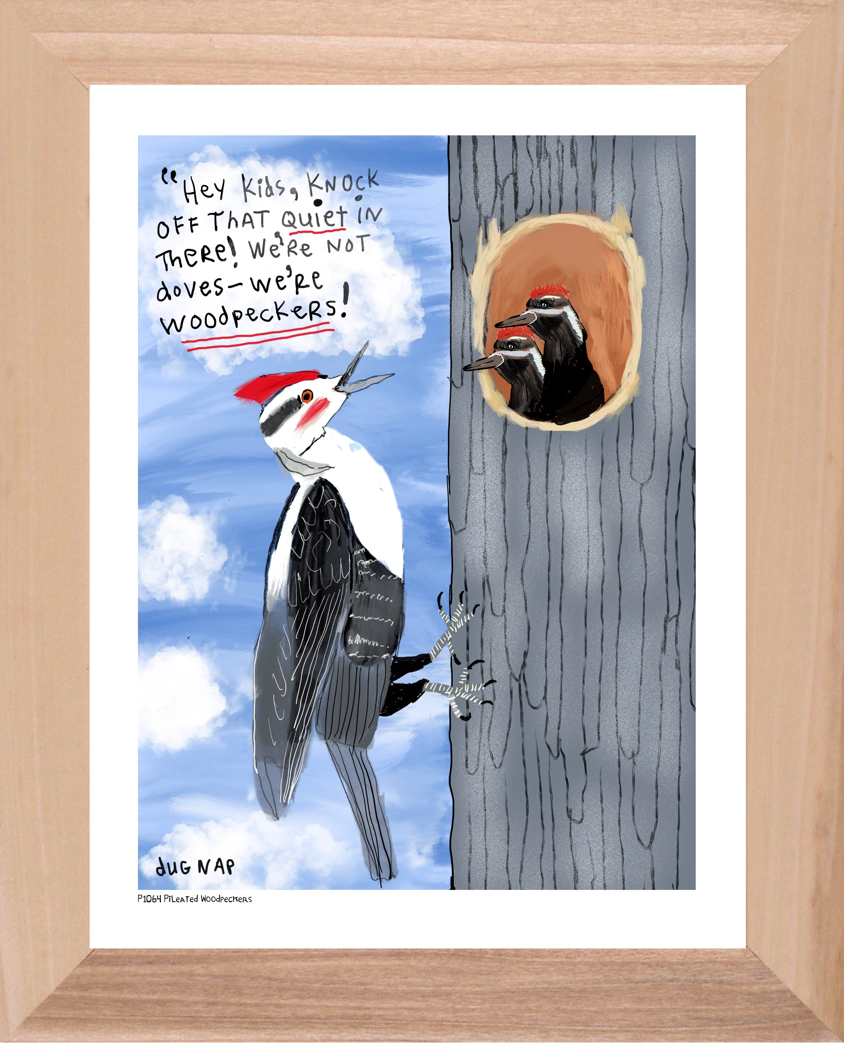 P1064 - Pileated Woodpeckers
