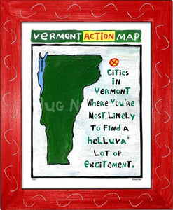 P109 - VT Action Map - dug Nap Art