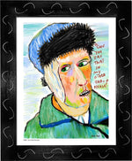 P1091 - Van Gogh Portrait - dug Nap Art