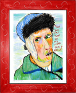 P1091 - Van Gogh Portrait - dug Nap Art