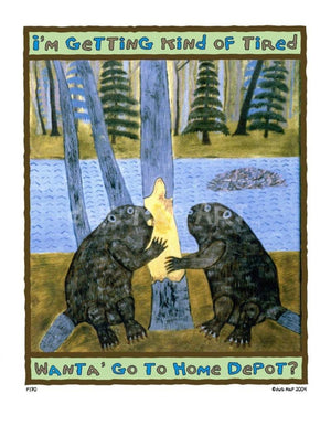 P170 - Home Depot Beavers - dug Nap Art