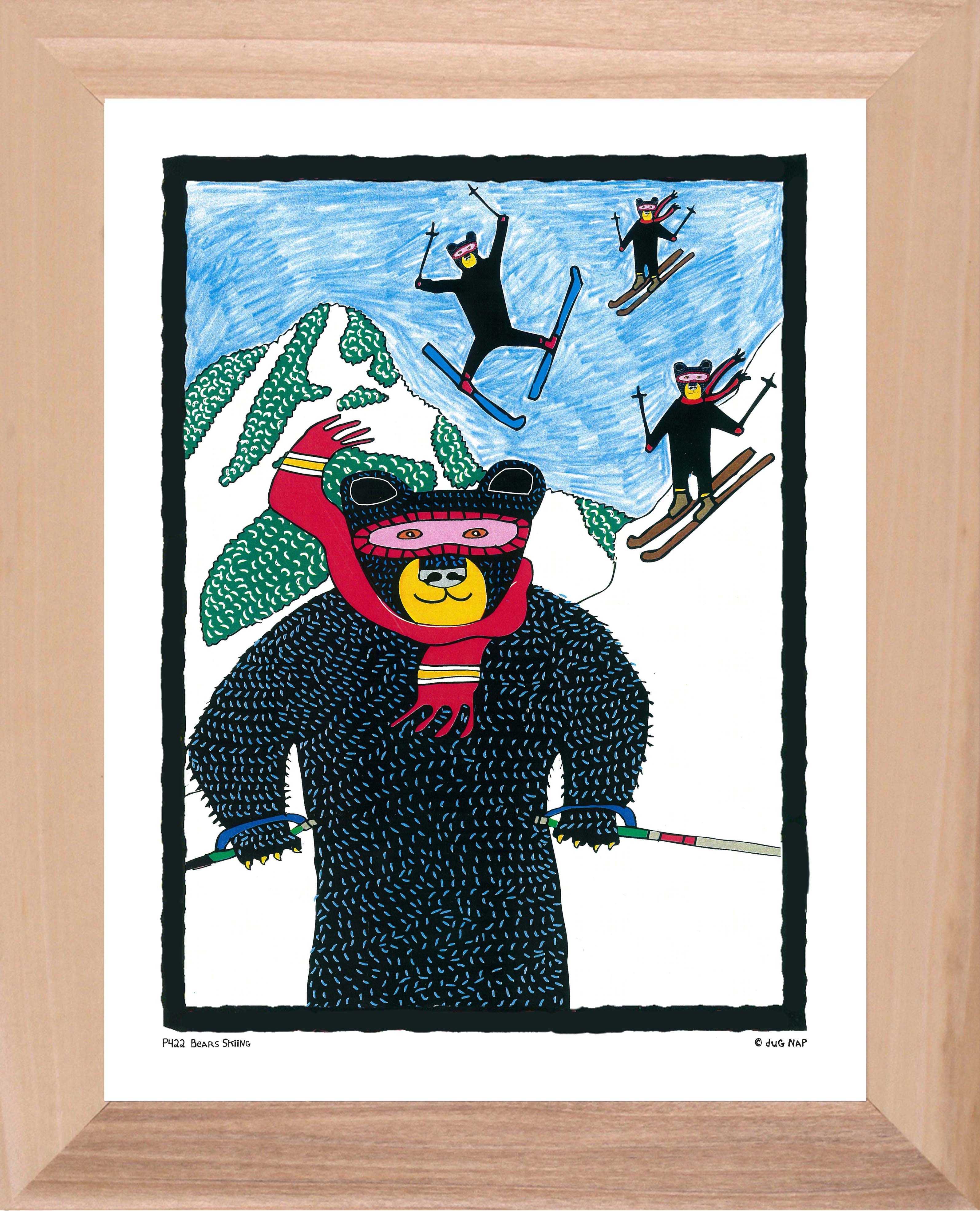 P422 - Bears Skiing