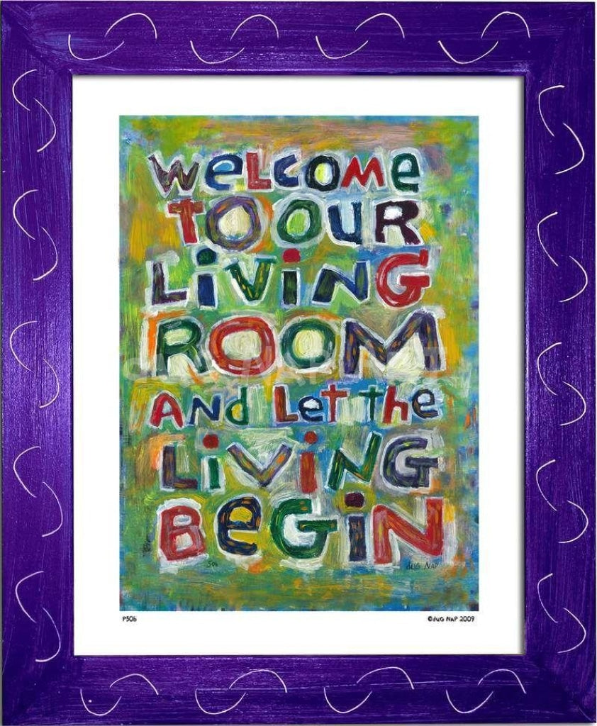 P506 - Welcome Living Room - dug Nap Art