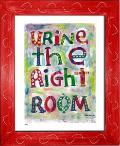 P509 - Urine the Right Room - dug Nap Art