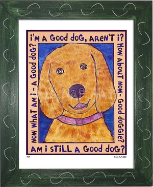 P519 - Good Dog (Golden) - dug Nap Art